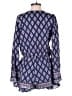 Assorted Brands 100% Rayon Paisley Blue Romper Size S - photo 2