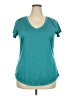 Xersion 100% Polyester Teal Short Sleeve T-Shirt Size XXL - photo 1
