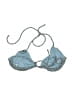 Out From Under Tweed Blue Swimsuit Top Size M - photo 2