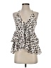 Karlie 100% Polyester Ivory Sleeveless Blouse Size 2 - photo 1