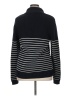 Chaps 100% Cotton Stripes Black Pullover Sweater Size XL - photo 2