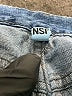 NSF 100% Cotton Stars Blue Denim Shorts Size 27 waist - photo 3