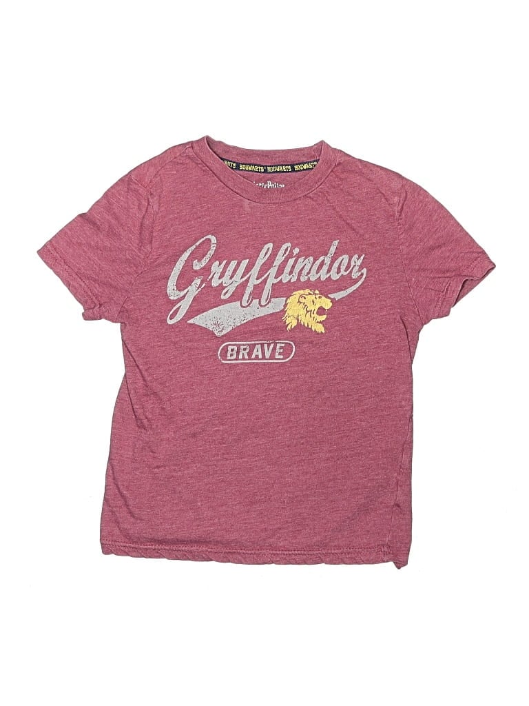 Pre-owned Harry Potter Kids' Short Sleeve T-shirt In Burgundy