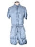 Gap Studio 100% Lyocell Blue Romper Size XS - photo 1