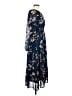 Simplee 100% Polyester Blue Casual Dress Size M - photo 4
