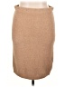 Bebe 100% Polyester Solid Tan Casual Skirt Size XL - photo 1