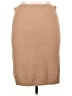 Bebe 100% Polyester Solid Tan Casual Skirt Size XL - photo 2