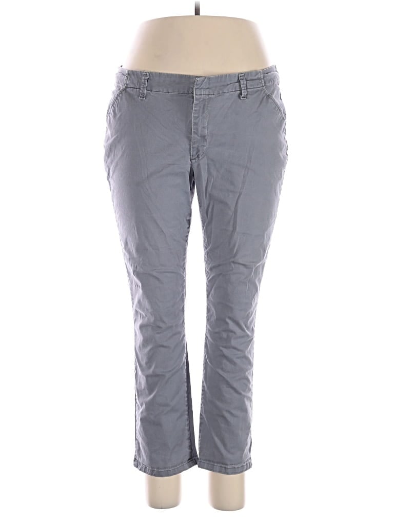 Pre-owned Lee Casual Pants In Gray