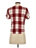 Universal Thread 100% Rayon Burgundy Short Sleeve Blouse Size XS - photo 2