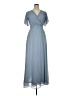 Arbor 100% Polyester Gray Cocktail Dress Size XL - photo 1