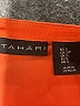Tahari Orange Short Sleeve Blouse Size S - photo 7