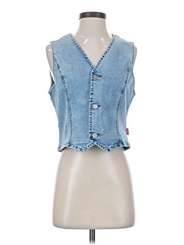 Esprit Denim Vest (view 1)