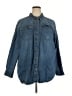 Sofia Jeans by Sofia Vergara 100% Cotton Blue Long Sleeve Button-Down Shirt Size XXL - photo 1