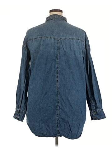Sofia Jeans by Sofia Vergara Long Sleeve Button-Down Shirt (view 2)