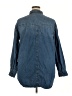 Sofia Jeans by Sofia Vergara 100% Cotton Blue Long Sleeve Button-Down Shirt Size XXL - photo 2