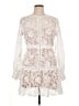 Aqua 100% Polyester Ivory Cocktail Dress Size XL - photo 1
