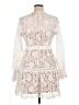 Aqua 100% Polyester Ivory Cocktail Dress Size XL - photo 2