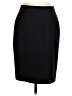 Ann Taylor Solid Black Wool Skirt Size 4 Petite - photo 1
