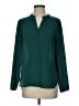 Bellatrix Teal Long Sleeve Blouse Size S - photo 1
