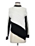 Express Color Block Silver Turtleneck Sweater Size S - photo 1