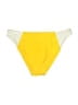 Solid & Striped Color Block Yellow Swimsuit Bottoms Size M - photo 2