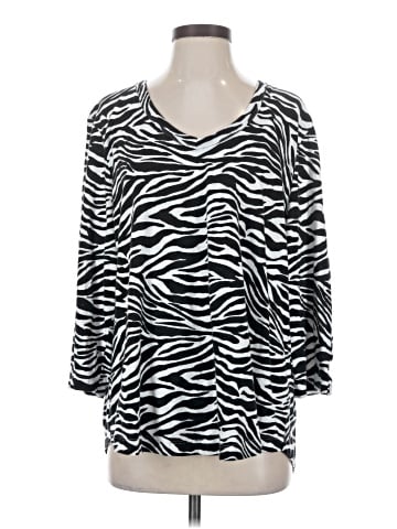 Chico's 3/4 Sleeve T-Shirt (view 1)