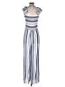 American Rag Cie Stripes Silver Jumpsuit Size L - photo 2