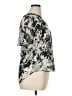 Rose + Olive 100% Polyester Camo Gray Short Sleeve Blouse Size 1X (estimated) - photo 4