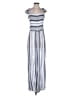 American Rag Cie Stripes Silver Jumpsuit Size L - photo 1