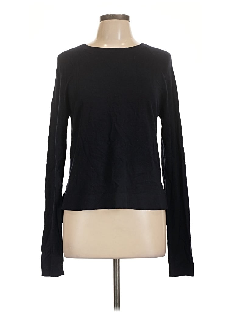 Pre-owned Ann Taylor Loft Pullover Sweater In Black
