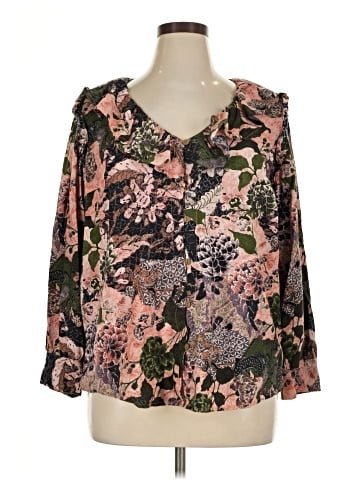 Terra & Sky 3/4 Sleeve Blouse (view 1)