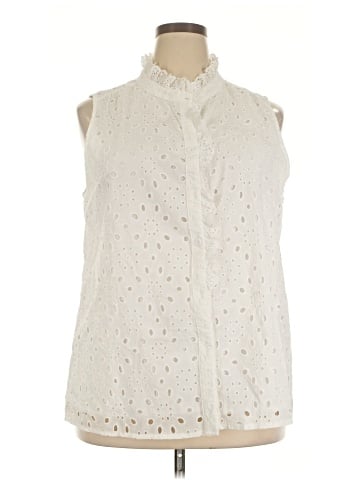BTFBM Sleeveless Button-Down Shirt (view 1)