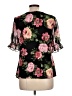 Adele & May Black Short Sleeve Blouse Size L - photo 2