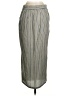 PrAna Stripes Gray Casual Skirt Size S - photo 2