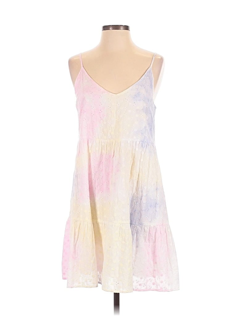 Pre-owned Andree By Unit Casual Dress In White