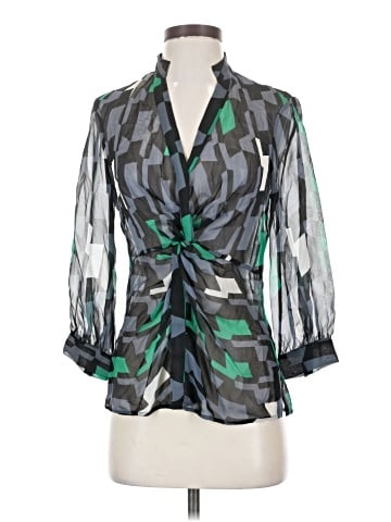 Diane von Furstenberg 3/4 Sleeve Silk Top (view 1)