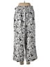 Sigrid Olsen Print Gray Linen Pants Size 6 - photo 2