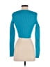 Zara Teal Blue Long Sleeve Top Size S - photo 2