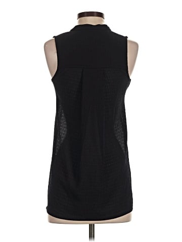 Mango Sleeveless Button-Down Shirt (view 2)