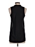 Mango Black Sleeveless Button-Down Shirt Size 2 - photo 2