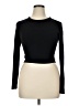 Lulus Black Long Sleeve T-Shirt Size XL - photo 1