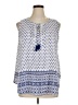 Weston 100% Polyester Blue Sleeveless Blouse Size 1X - photo 1