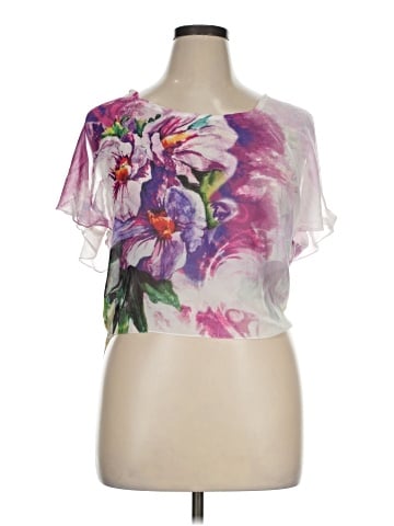 Wet Seal Short Sleeve Blouse (view 1)