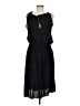 Theory Solid Black Casual Dress Size 8 - photo 1