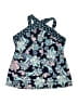 Unbranded Paisley Blue Swimsuit Top Size 14 - photo 1
