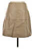 Max Studio 100% Polyurethane Solid Tan Faux Leather Skirt Size S - photo 2