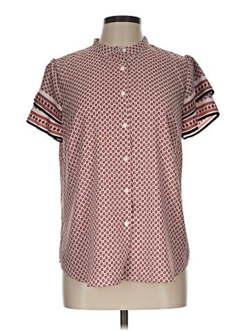 Ann Taylor Short Sleeve Blouse (view 1)