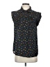 XXI 100% Polyester Stars Black Sleeveless Blouse Size 1 - photo 1