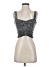 Zara Silver Sleeveless Top Size S - photo 1