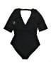SPANX Solid Black One Piece Swimsuit Size L - photo 2